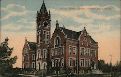 Normal School, south London, Ont., Canada Postcard