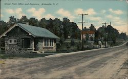 Grove Park Office and Entrance Asheville, NC Postcard Postcard Postcard