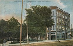 Post Office and Cushman House Annex Petoskey, MI Postcard Postcard Postcard