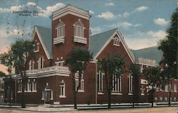 Presbyterian Church Warsaw, IN Postcard Postcard Postcard