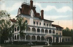 J.D. Rockefeller's Residence Postcard