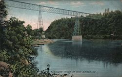 Kentucky River at High Bridge, KY Postcard