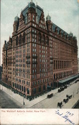 The Waldorf Astoria Hotel Postcard