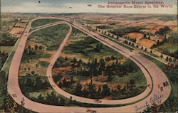 Indianapolis Motor Speedway, The Greatest Race Course In The World Postcard