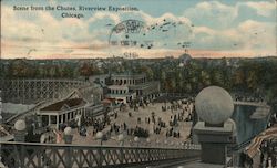 Scene from the Chutes, Riverview Exposition Chicago, IL Postcard Postcard Postcard