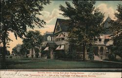 Goundry Street looking East from Paynes Avenue. North Tonawanda, NY Postcard Postcard Postcard