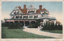 Residence of H.T. Hayward Postcard