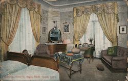 Bedroom Hotel St. Regis Postcard