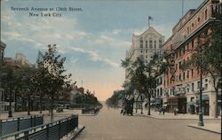 Seventh Avenue at 126th Street Postcard
