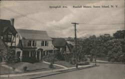 Springhill Avenue, Randall Manor Postcard