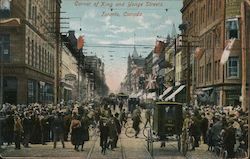 Corner of King and Yonge Streets Postcard