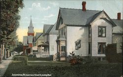 South side of Braod Street Looking West Postcard