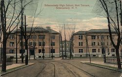 Schenectady High School, Nott Terrace Postcard