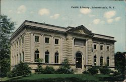 Public Library Postcard