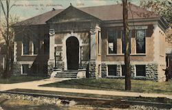 Public Library Postcard