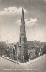 St. Paul's Episcopal Church Syracuse, NY Postcard Postcard Postcard