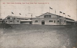 New Castle Building, New York State Fair Postcard