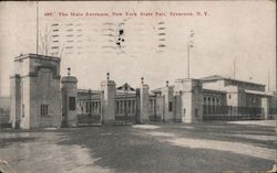 409. The Main Entrance, New York State Fair Syracuse, NY Postcard Postcard Postcard