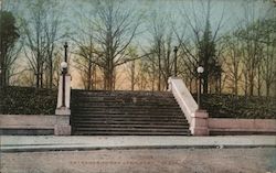 Entrance to Oak Lawn Park Postcard