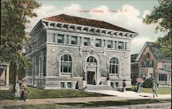 Carnegie Library, Olean, N.Y. Postcard