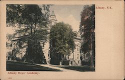 Albany Boys Academy. Albany, N.Y. Postcard