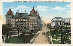 State Capitol, New State Office and Education Buildings Postcard
