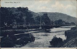 Cohocton River Bath, NY Postcard Postcard Postcard