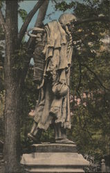 Mary Jemison Monument, Letchworth State Park Postcard