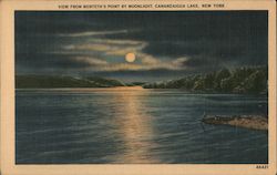 View from Menteth's Point by Moonlight Postcard