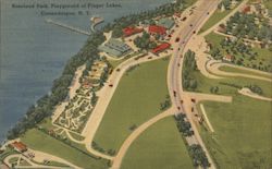 Roseland Park, Playground of Finger Lakes Postcard