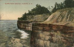 Cliffs, Point Gratiot Postcard