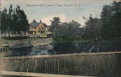 Burnham's Mill Creek & Dam Postcard