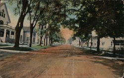 Main Street North, from Fitch Postcard