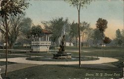 Elmira, N.Y. Brand Park. Postcard