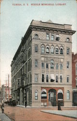 Steele Memorial Library Postcard