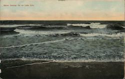Storm coming Up on Lake Erie. Postcard