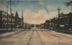 Main Street South Canandaigua, NY Postcard Postcard Postcard