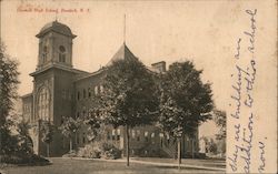 Dunkirk High School New York Postcard Postcard Postcard