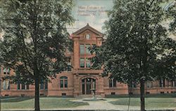 Main Entrance to State Normal School Postcard