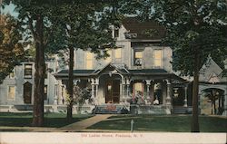 Old Ladies Home Postcard