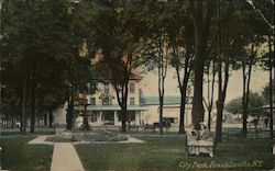City Park Franklinville, NY Postcard Postcard Postcard
