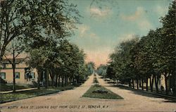 North Main St., Looking East from Castle St. Postcard