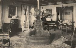 Drawing Room of Steuben Sanitarium Postcard