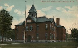 Union Free School, Little Valley, N.Y. New York Postcard Postcard Postcard