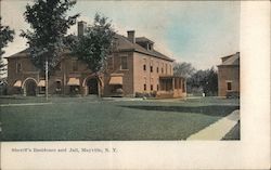 Sheriff's Residence and Jail Postcard