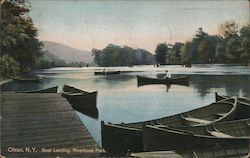 Boat Landing, Riverhurst Park Postcard