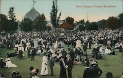 Band Concert, Toronto Exhibition, 1910 Ontario Canada Postcard Postcard Postcard