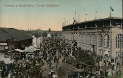 Entrance to Grandstand, Toronto Exhibition Postcard