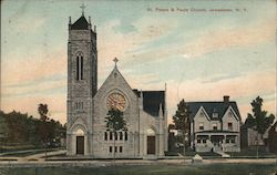 St. Peters & Pauls Church, Jamestown, N.Y. Postcard