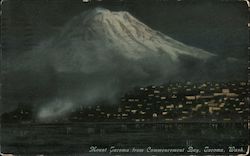 Mount Tacoma From Commencement Bay Postcard